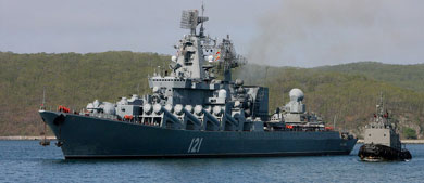 Russian naval flotilla stages an anti-U.S. show of force in Venezuela