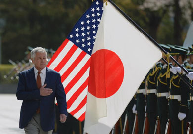 U.S. withdraws from Chinese fleet review to protest snub of Japan