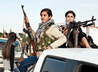 Defying all sides, Syrian Kurds take direct aim at independence