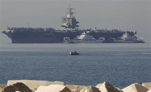 CENTCOM presses return of U.S. carrier as Iran exploits openings