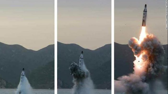 N. Korea SLBM test sabotages China’s position at rare trilateral meeting