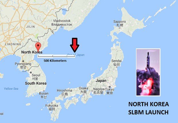 N. Korean missile lands in Japan Air Defense Identification Zone