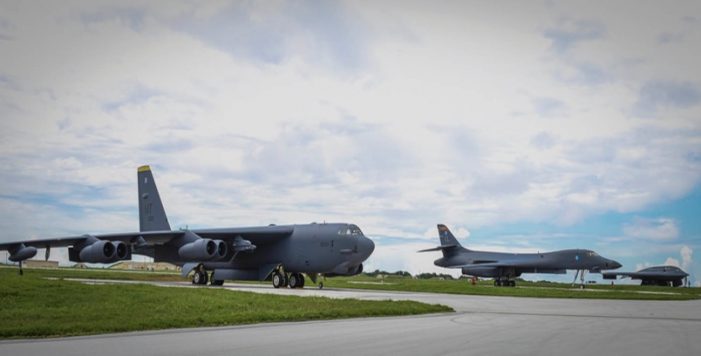 U.S. deploys strategic air assets to Guam to counter China