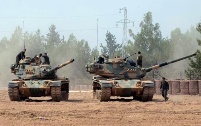 Turkish forces bomb and shell Kurds in Syria