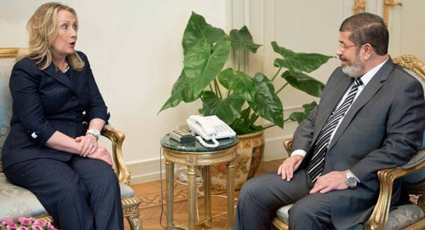 Hillary Clinton: Candidate backed Muslim Brotherhood, called Morsi’s election ‘milestone’