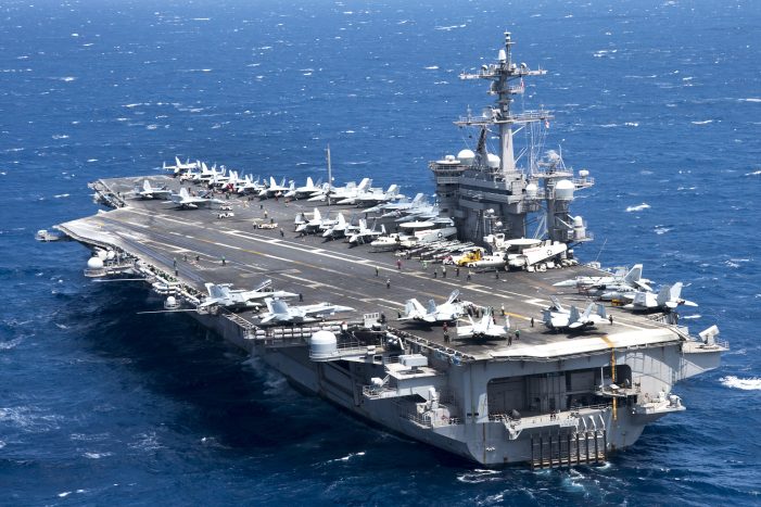 Korea watch: U.S. sends 2 carrier groups and B-1Bs to exercise, expedites THAAD deployment