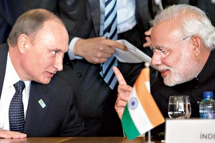 Putin counts on India’s Modi to play major role in balancing China’s clout