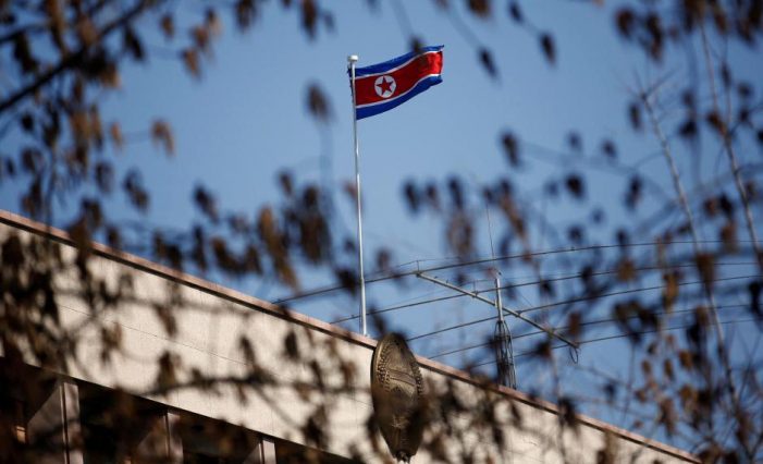 Large North Korean building under construction at embassy compound in Beijing