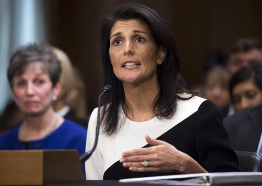 Haley presses UN to ‘use its authority’ to track Iran military, control Hizbullah