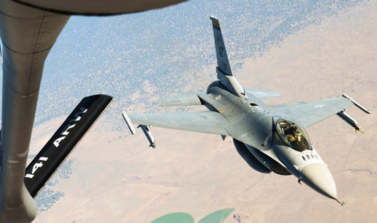 U.S. warplanes unleashing record number of bombs in Mideast war zones