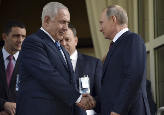 In Moscow, Netanyahu makes clear Israel’s stand on Iran’s Syria presence