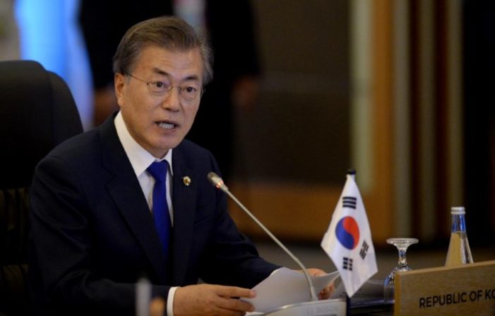 South Korean president receives lowest approval rating