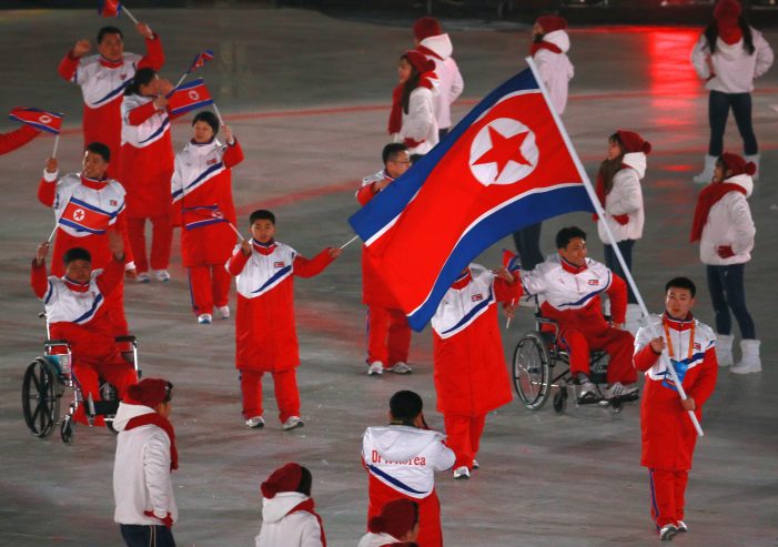 North, South Korea spat over flag dashes plan to enter Paralympics stadium as united team