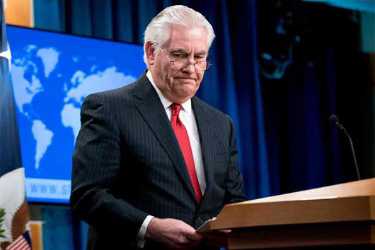 Trump dropped soft-liner Tillerson day after accepting Kim talks