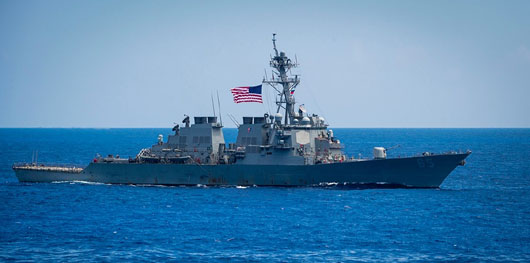 By sailing through Taiwan Strait U.S. destroyers implement Trump’s strengthened policy