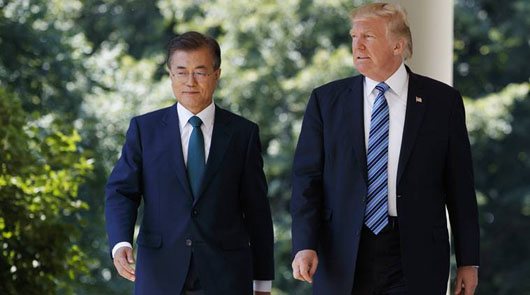 President Trump’s sharp rebuke reveals frustration with Seoul’s leader