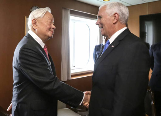 U.S. VP at APEC hits China policies, affords highest diplomatic recognition to Taiwan