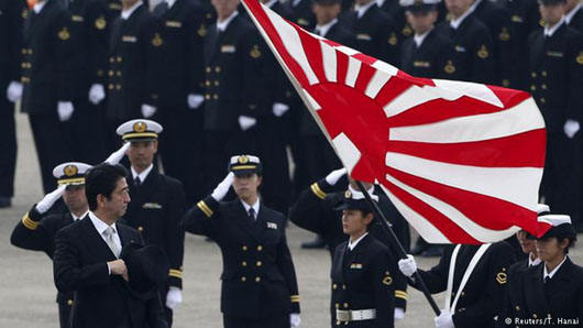 While world looked away, Japan re-emerged as major military power