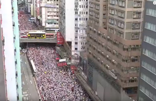 One million in Hong Kong protest China’s growing control