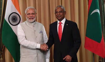 India’s Modi counters Chinese influence in the Maldives
