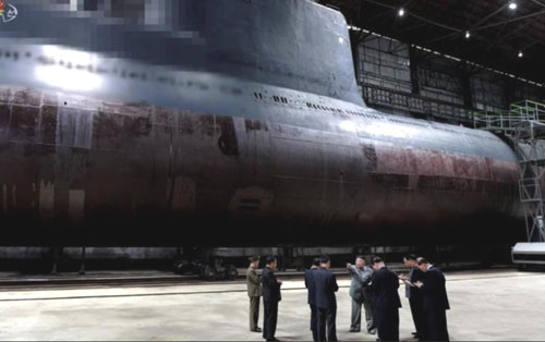 North Korea reveals new missile submarine; Iran possible customer