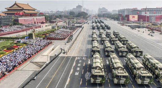 China’s massive Oct. 1 parade appears geared for Taiwan action