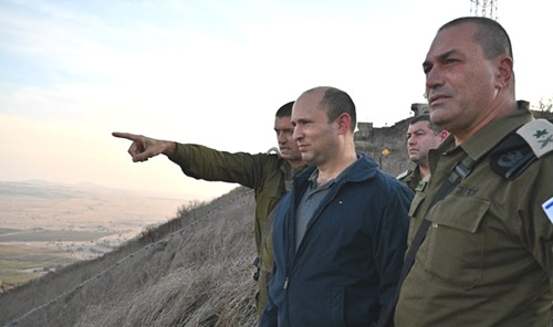 Netanyahu, Bennett deliver warning to Iran on visit to northern command