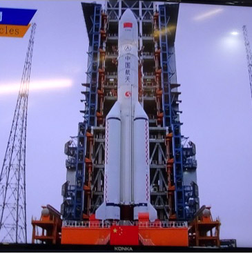 Chinese resumes strategic space program with Long March-5 launch