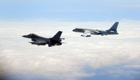 In back-to-back drills, China exercises aerial blockade of Taiwan