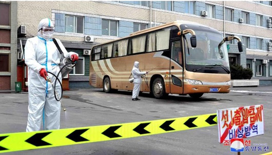 Pyongyang elites seal off city; Reports of coronavirus deaths in military rock regime