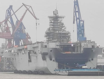 Fire on assault ship highlights China’s amphibious strength