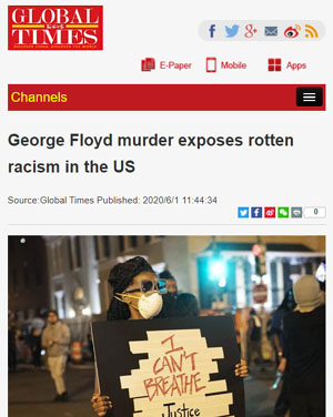 Reasons China had for weaponizing America’s racial tragedy