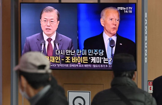 South Korea’s leftist leadership lobbies Biden to advance Trump-Kim agreement