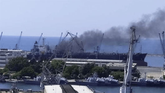 Explosion reported on Iran ship in Syria as CIA’s Burns arrives in Israel