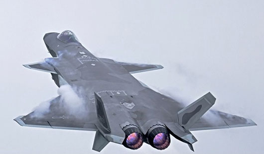China showcases its J-20 based on F-35 technology stolen from Lockheed Martin