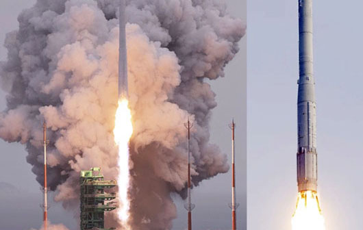 South Korea’s successful vs North Korea’s failed satellite launch