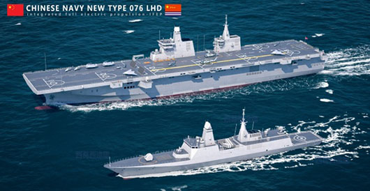 China seen building inexpensive Type 076 unmanned system aircraft carriers