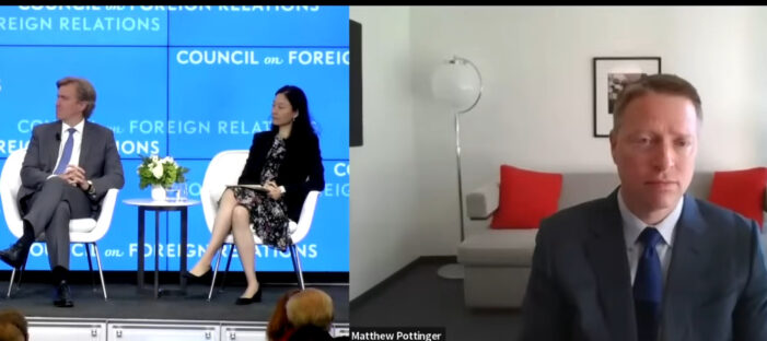 As China pressures Taiwan, CFR hosts debate on replacing failed China policy