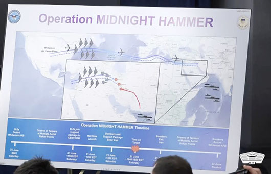 China threatened wars in advance of U.S. ‘Operation Midnight Hammer’