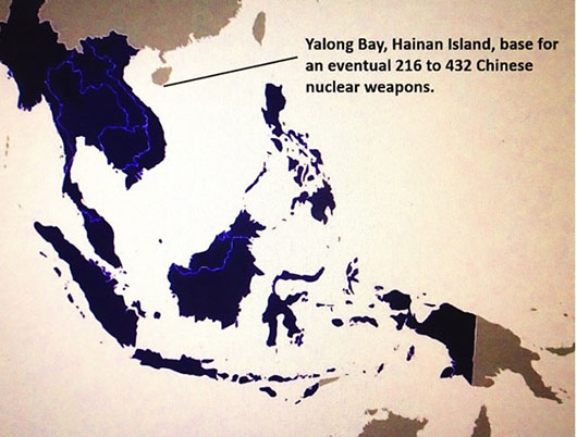 Heavily-armed China pushes to disarm U.S. with Southeast Asian Nuclear Free Zone