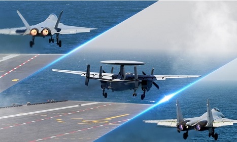 In ‘cognitive’ offensive, China promotes Fujian Carrier air wing operations