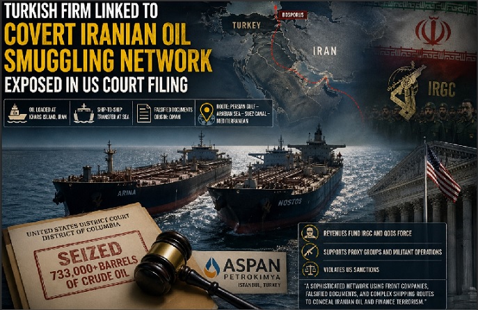 U.S. court case exposes Turkish firm’s role in smuggling Iranian oil