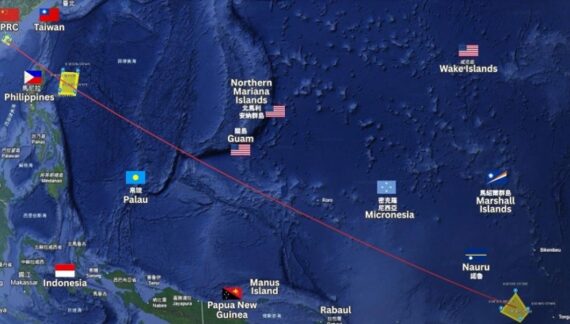Flight path of China’s sub-launched nuclear missile test passed Philippines, Guam