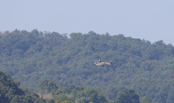 Land mine explosion south of DMZ followed increased border crossings from the North